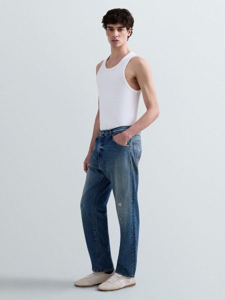 REPLAY Jean παντελόνι M1052.000.795 156 WAINE TAPERED Μπλε REPLAY - 2