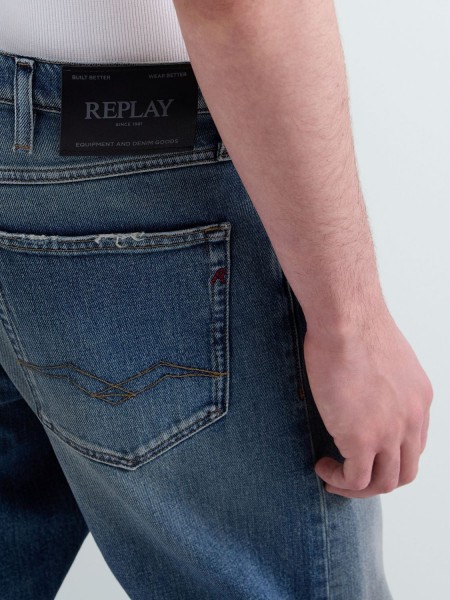 REPLAY Jean παντελόνι M1052.000.795 156 WAINE TAPERED Μπλε REPLAY - 6