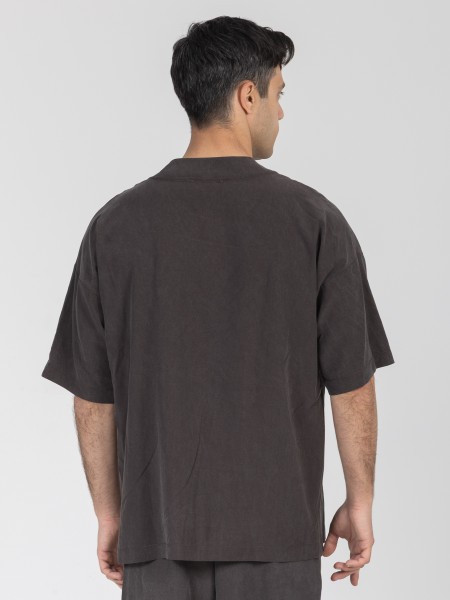 NINETEEN T-shirt K26-1013 Ανθρακί NINETEEN - 2