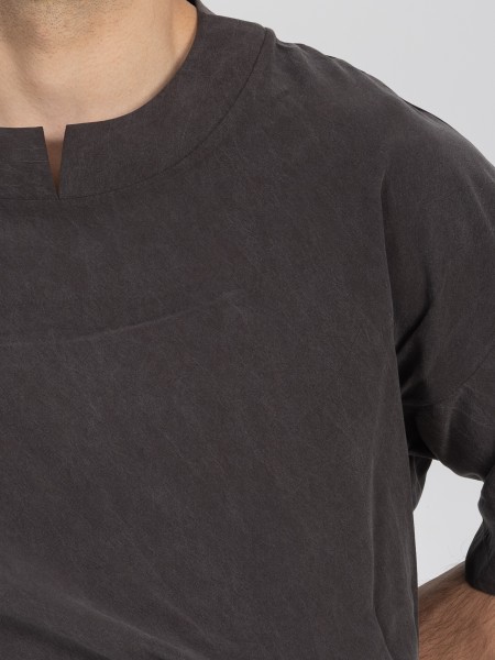 NINETEEN T-shirt K26-1013 Ανθρακί NINETEEN - 3