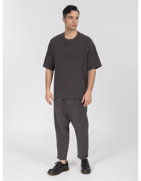 NINETEEN Pants K26-1012 Anthracite NINETEEN - 6