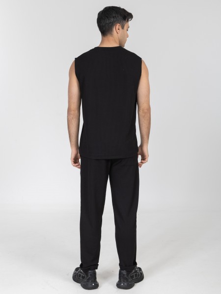 DIVERSE Sleeveless T-shirt 26047-081-533 Black DIVERSE - 5