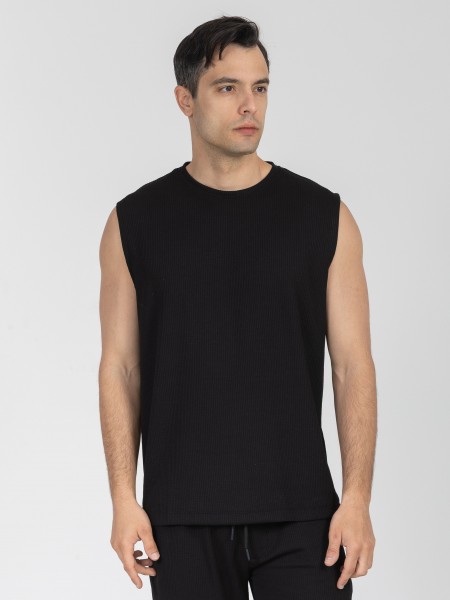 DIVERSE T-shirt αμάνικο 26047-081-533 Μαύρο DIVERSE - 1