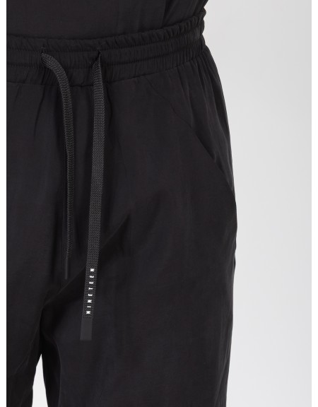 NINETEEN Pants K26-1027 Black NINETEEN - 4