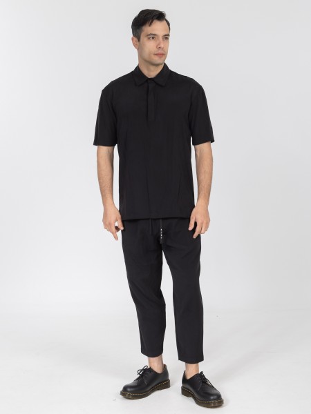 NINETEEN Pants K26-1027 Black NINETEEN - 6