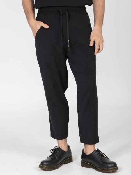 NINETEEN Pants K26-1027 Black NINETEEN - 1