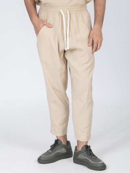 NINETEEN Pants K26-1027 Beige NINETEEN - 1