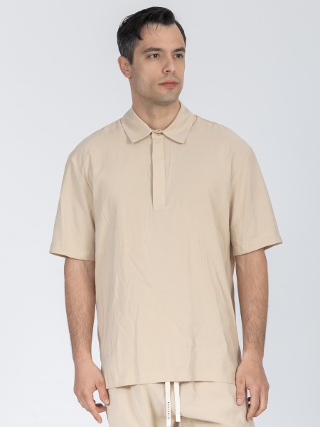 NINETEEN Polo shirt K26-1026 Beige NINETEEN - 1