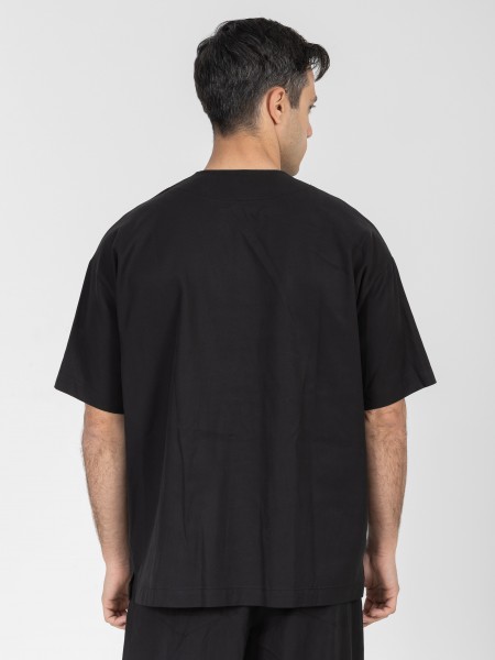 NINETEEN Short sleeve shirt K26-1062 Black NINETEEN - 2