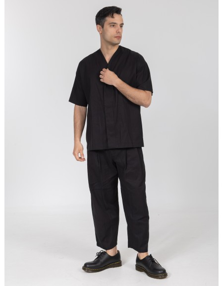 NINETEEN Pants K26-1064 Black NINETEEN - 4