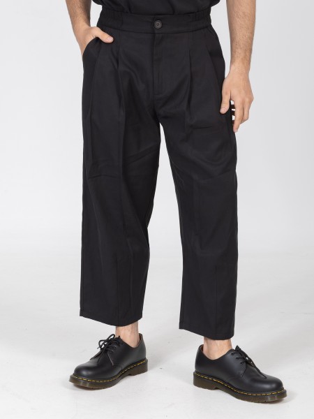 NINETEEN Pants K26-1064 Black NINETEEN - 1