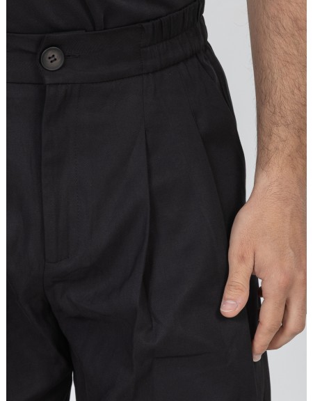 NINETEEN Pants K26-1064 Black NINETEEN - 3