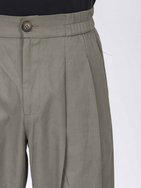 NINETEEN Pants K26-1064 Olive NINETEEN - 3