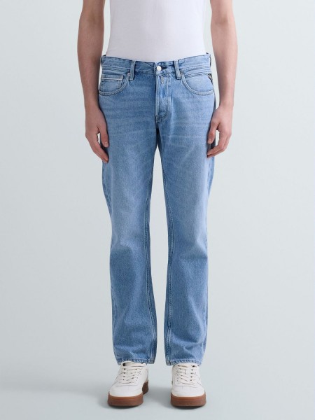 REPLAY Jean παντελόνι MA972.000.886 0C3 GROVER STRAIGHT Μπλε REPLAY - 1