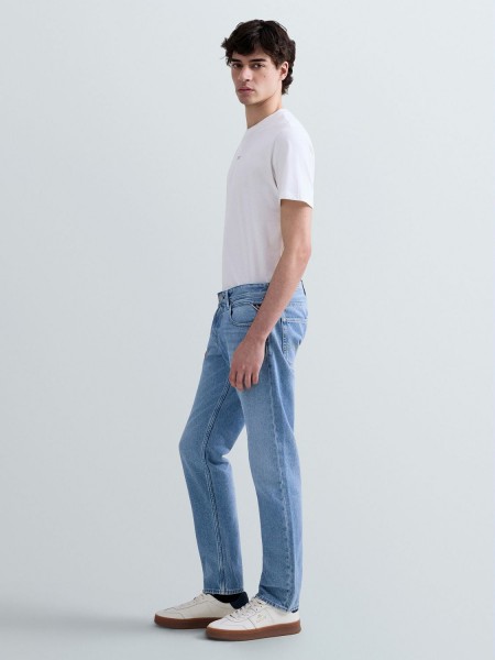 REPLAY Jean παντελόνι MA972.000.886 0C3 GROVER STRAIGHT Μπλε REPLAY - 3