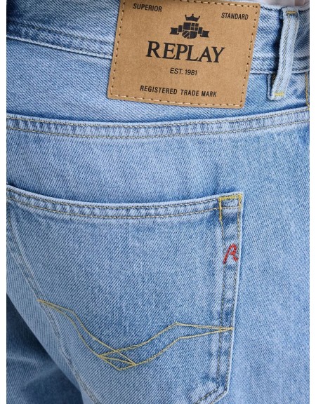 REPLAY Jean παντελόνι MA972.000.886 0C3 GROVER STRAIGHT Μπλε REPLAY - 4