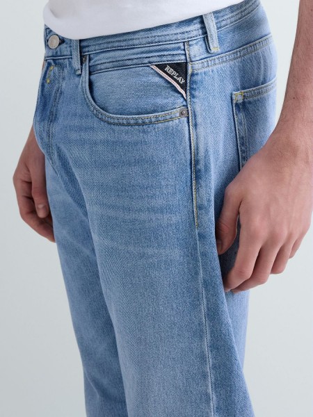 REPLAY Jean παντελόνι MA972.000.886 0C3 GROVER STRAIGHT Μπλε REPLAY - 6