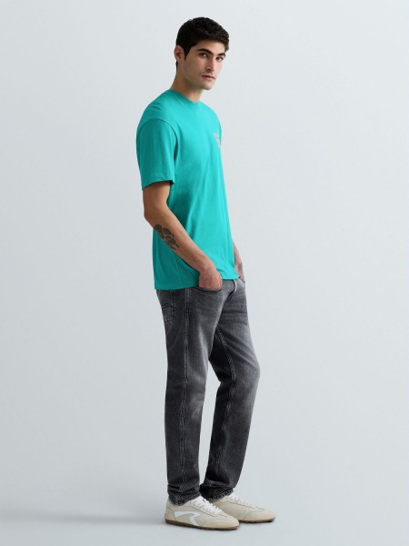 REPLAY T-shirt M3378.000.23608P Πετρόλ REPLAY - 7