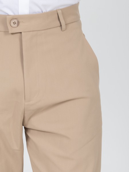 NINETEEN Pants K26-1007 Beige NINETEEN - 3