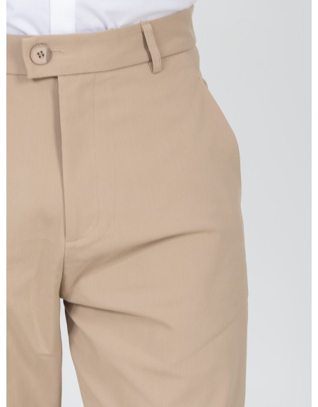 NINETEEN Pants K26-1007 Beige NINETEEN - 3