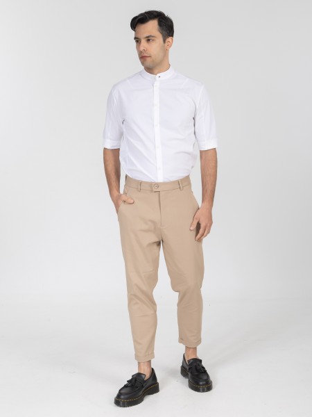 NINETEEN Pants K26-1007 Beige NINETEEN - 5