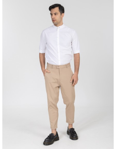 NINETEEN Pants K26-1007 Beige NINETEEN - 5