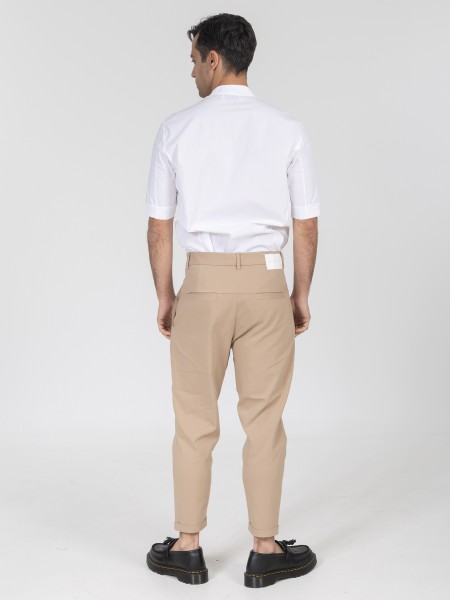 NINETEEN Pants K26-1007 Beige NINETEEN - 6