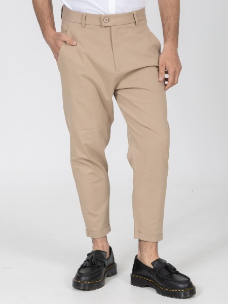 NINETEEN Pants K26-1007 Beige NINETEEN - 7