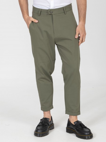 NINETEEN Pants K26-1007 Olive NINETEEN - 6
