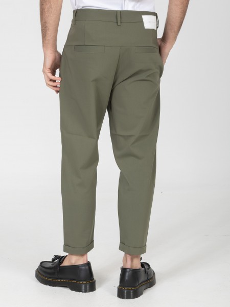NINETEEN Pants K26-1007 Olive NINETEEN - 2