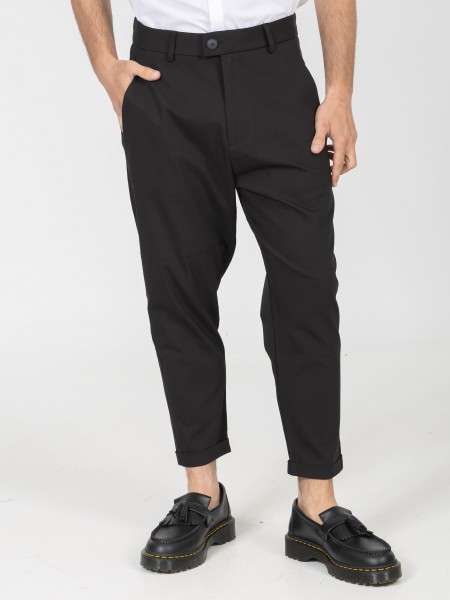 NINETEEN Pants K26-1007 Black NINETEEN - 7