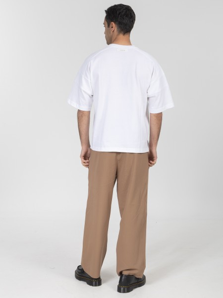 NINETEEN T-shirt K26-1031 Λευκό NINETEEN - 5