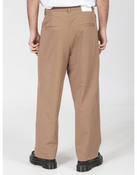 NINETEEN Pants K26-1006 Brown - Beige NINETEEN - 1