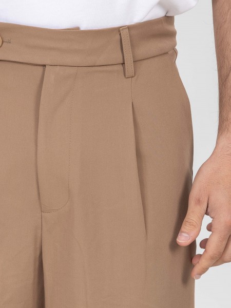 NINETEEN Pants K26-1006 Brown - Beige NINETEEN - 2