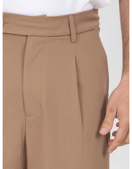 NINETEEN Pants K26-1006 Brown - Beige NINETEEN - 2