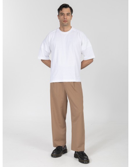 NINETEEN Pants K26-1006 Brown - Beige NINETEEN - 3