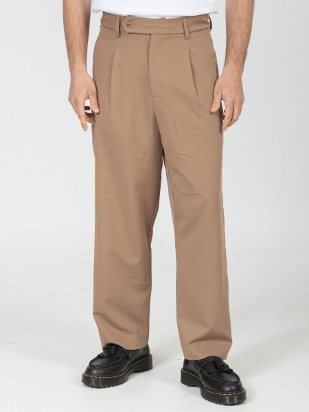 NINETEEN Pants K26-1006 Brown - Beige NINETEEN - 5