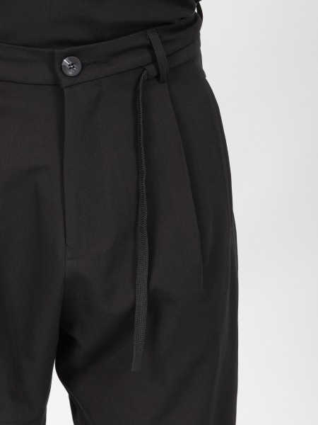 NINETEEN Pants K26-1010 Black NINETEEN - 3