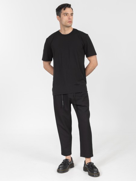 NINETEEN Pants K26-1010 Black NINETEEN - 4