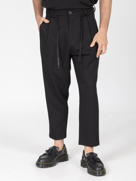 NINETEEN Pants K26-1010 Black NINETEEN - 8