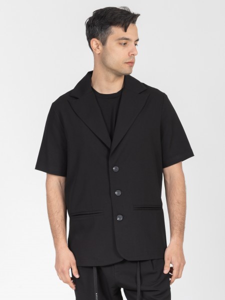 NINETEEN Short sleeve jacket K26-1005 Black NINETEEN - 1