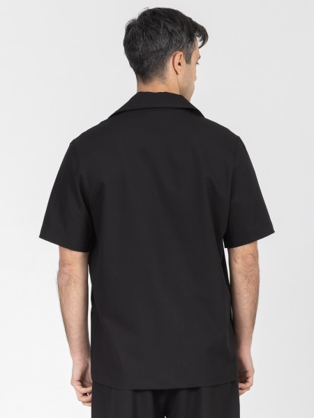 NINETEEN Short sleeve jacket K26-1005 Black NINETEEN - 2