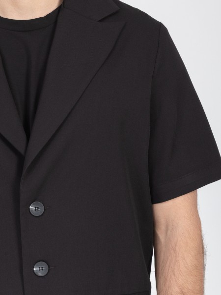 NINETEEN Short sleeve jacket K26-1005 Black NINETEEN - 3