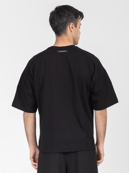 NINETEEN T-shirt K26-1031 Μαύρο NINETEEN - 2