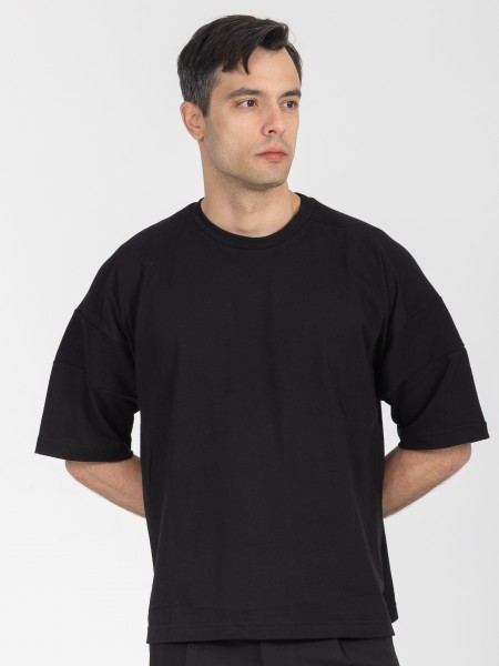NINETEEN T-shirt K26-1031 Μαύρο NINETEEN - 6