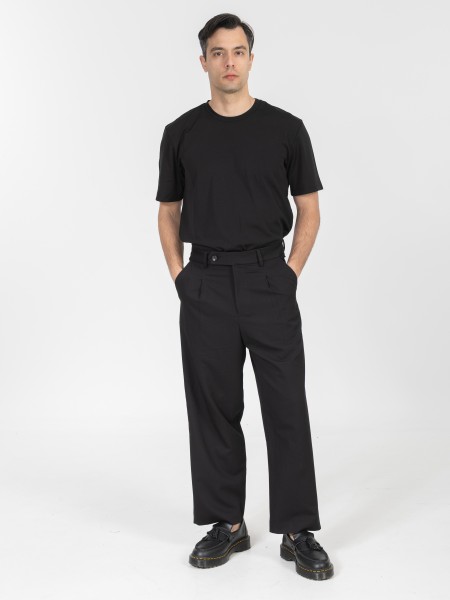 NINETEEN Pants K26-1006 Black NINETEEN - 4