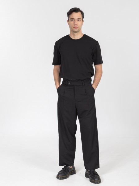 NINETEEN Pants K26-1006 Black NINETEEN - 5
