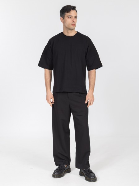 NINETEEN Pants K26-1006 Black NINETEEN - 7