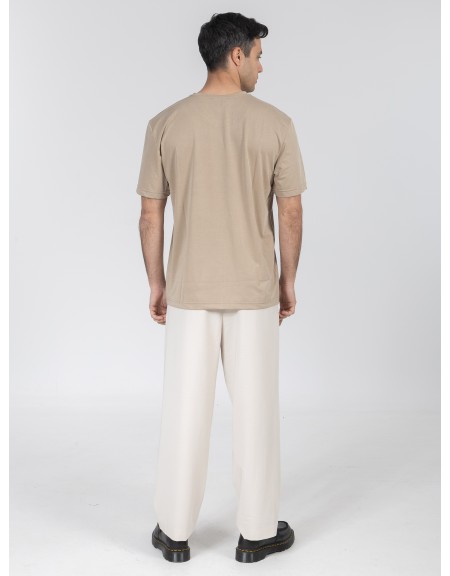 NINETEEN T-shirt K26-1052 Beige - Olive NINETEEN - 6