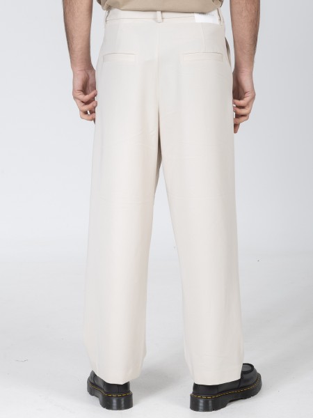 NINETEEN Pants K26-1006 Ecru NINETEEN - 2